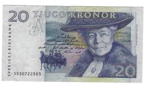 Billete Suecia 20 coronas 1995 P61b.2 - Imagen 1 de 2