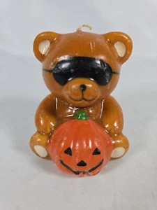 Vintage Kerze Halloween Braunbär 4" groß  - Bild 1 von 5