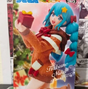 Hatsune Miku Vocaloid Invierno 2022 Ver. Estatua Super Premium de Sega VENDEDOR DE EE. UU. - Imagen 1 de 7