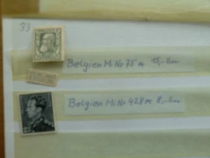 Konvolut Briefmarken Belgien - Bild 1 von 1