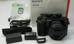 SONY ALPHA 6100 Kit mit SELP1650 Systemkamera in OVP 2250 Klicks TOP - Bild 1 von 4