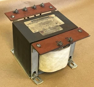 POWERTRAN TRANSFORMER C/N F480P1000 1KVA 1 PHASE, PRI 240X480V, SEC 120V - Picture 1 of 6