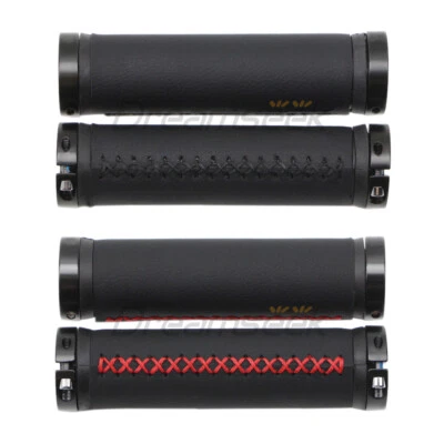 Paar Fahrrad Lenkergriffe Griffe Griff Rennrad MTB BMX PU Leder Fahrradgriffe - Bild 1 von 4