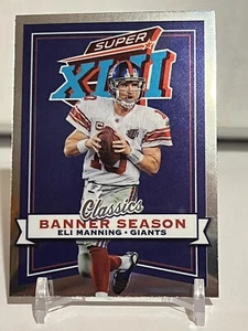 2022 Classics H2 Banner Season Silver Eli Manning - New York Giants - Picture 1 of 2