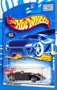 Hot Wheels 2001 Mainline #224 Shadow MK IIA Black w/ PR5s - Picture 1 of 2