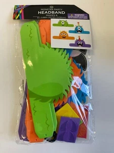 Pack de 8 Diadema Hacer un Monstruo Fiesta Favor Niños Artesanía Halloween Vestir - Imagen 1 de 1