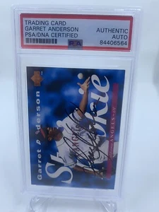 Garret Anderson Signed 1995 Upper Deck RC IP Auto PSA/DNA Los Angeles Angels - Picture 1 of 2