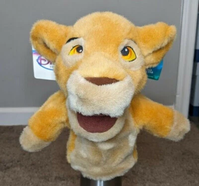 DISNEY STORE LION KING PELUCHE MARIONETA DE MANO KIARA 10" NUEVA CON ETIQUETAS Foto 1 de 4