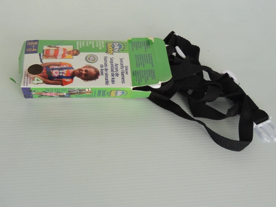 Conjunto de 4 Arnês de Segurança Baby Buddy Deluxe inc Trela de Pulso de Segurança Ajustável - Imagem 1 de 4