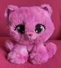 Gund P.Lushes Pets Duchess Purrnel Pink Fluffy Cat Gem Nose Soft Plush Toy 6”