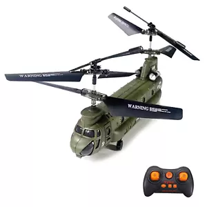 SYMA Remote Control Helicopter 3CH S026H Military Transport RC Helicopter G2F1 - Picture 1 of 10
