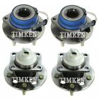 Front and Rear Wheel Bearing & Hub Assy Kit Timken For Allure Regal Impala FWD