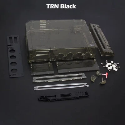 Nintendo Wii Replacement Shell Housing Smoke Black Clear Translucent Transparent - Image 1 of 2