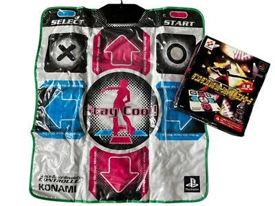 Official KONAMI DDR Dance Dance Revolution Mat Controller PlayStation PS1 RU017 - Image 1 of 4