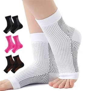 1Pair Nano Socks Neuropathy Socks Compression Sleeve For Ankle Swelling,Plantar - Picture 1 of 2