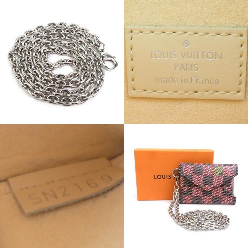 LOUIS VUITTON（LV） Collana LOUIS VUITTON Damier LV Pop Kirigami Pelle Metallo Multicolore N60278