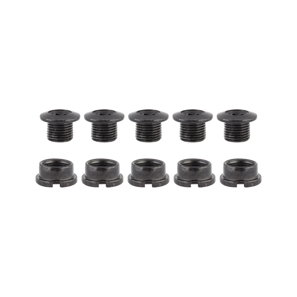 Origin8 Alloy Single Speed Chainring Bolts M8x6mm Bolt / M8x4mm Nut MX/Single - Image 1 of 1