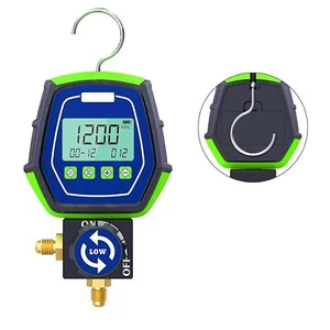 Digital Refrigeration HVAC Manifold Gauge Vacuum Pressure Temp. Leakage Tester - Picture 1 of 20