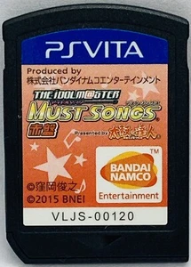 PS VITA The Idolmaster Must Songs Akaban Red Taiko no Tatsujin Japanese Games - Picture 1 of 2