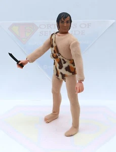 Vintage 1974 Mego Tarzan ~WGSH 8" Original T1 Action Figure ~Repro Knife ~Wear - Picture 1 of 12