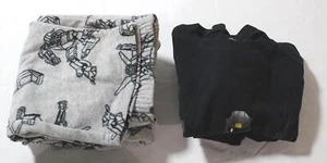 Carter's Boys 2-Piece L/S Robot Tee & Pajama Pants Set JL3 Black/Gray Size 8 NWT - Picture 1 of 8