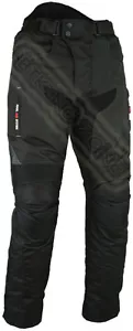 SCHWARZ FALKE BELÜFTETE HERREN GEPANZERTE CORDURA MOTORRAD / MOTORRAD TEXTILHOSE - Bild 1 von 2