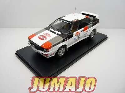 RVQ22 Voiture Rallye 1/24 SALVAT Models : AUDI Quattro A1 1981 #14 Mouton Pons