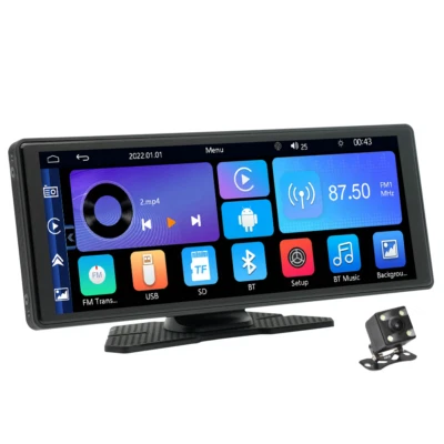 Pantalla Táctil Coche Estéreo Radio Reproductor Multimedia BT USB Espejo Link Cámara Libre Foto 1 de 4