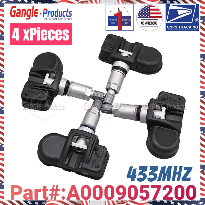 SENSOR DE PRESIÓN DE NEUMÁTICOS 4 TPMS A0009057200 para MERCEDES BENZ Smart Fortwo C250 C300 Foto 1 de 4