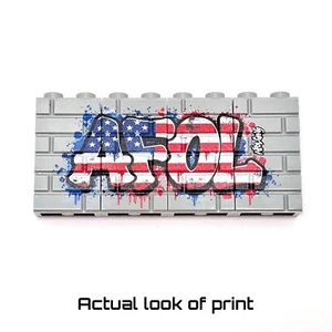 Custom UV Print on LEGO Bricks - Graffiti AFOL USA LBG - Picture 1 of 1