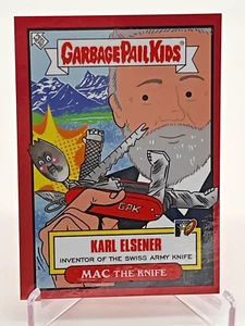 Mac The Knife Elsener GPK 2023 Topps Ermsy Entertainment Blend Red Foil 5A 3/10 - Picture 1 of 2