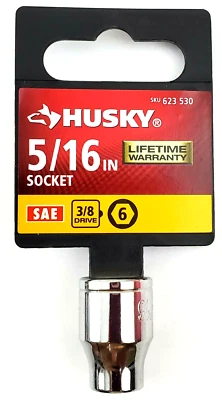 Husky 5/16" Socket for 3/8" Drive 6 Point SAE - Image 1 of 4