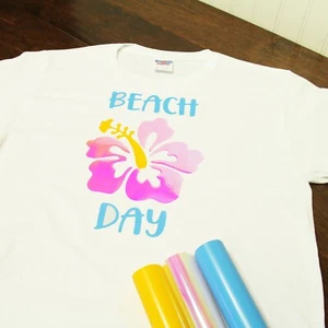 CHAMELEON HEAT TRANSFER VINYL HTV BY THE YARD 20" WIDE ROLL - EZ WEED - CRICUT - Picture 1 of 20