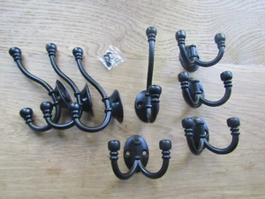 Gancho para abrigo elegante decorativo metal colgante clavijas percha doble bata gancho - Imagen 1 de 6
