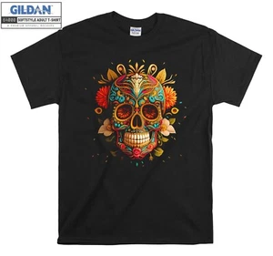 Cráneo Hueso Cabeza Tatuaje Dibujo Camiseta Regalo Sudadera con Capucha Camiseta Hombres Mujeres Unisex F112 - Imagen 1 de 4