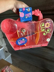 Littlest Pet Shop LPS Carrying Case with Exclusive Meerkat #1376 New With Damage - Picture 1 of 1