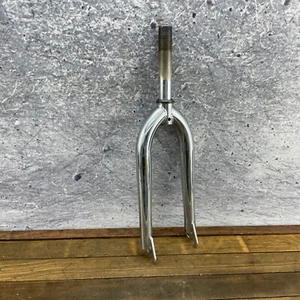 Haro Group 1 BMX Fork 1 in Threaded 20 in Old School BMX CRMO 3/8 Chrome Race - Picture 1 of 15