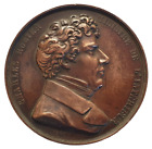 1851 BELGIQUE MEDAILLE HONORANT CHARLES ROGIER, MINISTRE DE L'INTÉRIEUR, PAR JOUVENEL