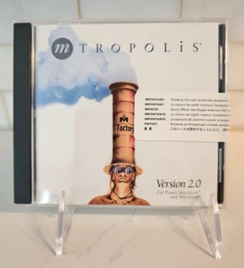 RARE VINTAGE m Tropolis 2.0 Multimedia Authoring Tool Software for Macintosh - Picture 1 of 3