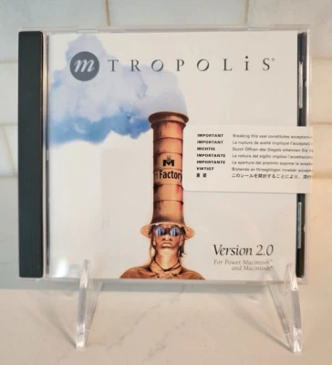 RARE VINTAGE m Tropolis 2.0 Multimedia Authoring Tool Software for Macintosh - Image 1 of 3