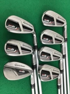 TaylorMade M6 Iron Set 7pcs 5-Pw,Sw Flex S Stiff FUBUKI TM6 - Picture 1 of 6