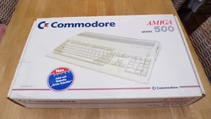 COMMODORE AMIGA 500 in original Karton mit Netzteil, Computer, PC - Photo 1/7