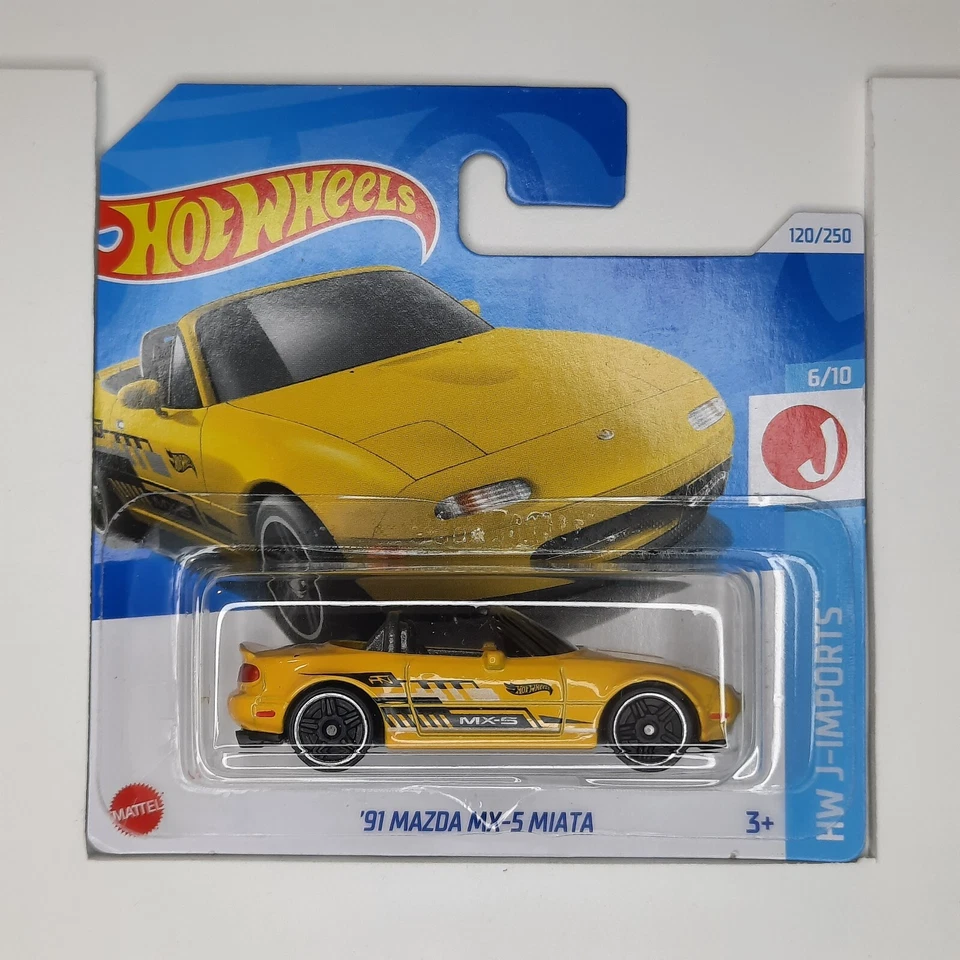 Hot Wheels Mattel 2024 '91 Mazda MX-5 Miata (col 2) 120/250 HW J-Imports 6/10 - Immagine 1 di 1