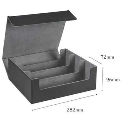 MARKENLOS Caja de almacenamiento de tarjetas de colección TCG MTG Graded Card Slab Storage Box Case