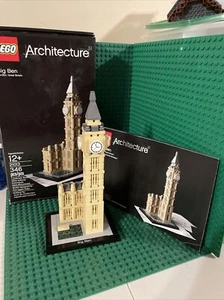 LEGO Architecture 21013 Big Ben Set Complete W/ Box & Manual - Picture 1 of 7