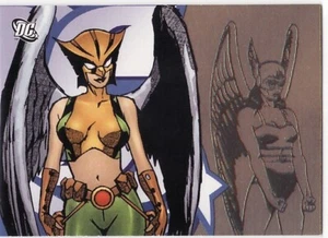 DC LEGACY - Gold Parallel #17 - HAWKGIRL - Picture 1 of 2