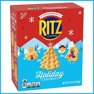 Galletas Ritz Galletas Aperitivos Saludables Galletas de Vacaciones 12.3 OZ (348g) - Imagen 1 de 12