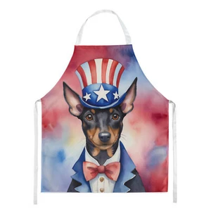 Manchester Terrier Patriotic American Apron - Picture 1 of 7