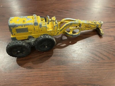 Hubley Kiddie Toy 481 Road Grader Yellow~FOR PARTS Or RESTORATION!!!!! - Image 1 of 4