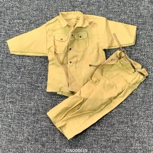 1:6 Scale WW2 Janpanese Military Desert Tan Uniform For 12'' Gi Joe Accessory - Imagen 1 de 2